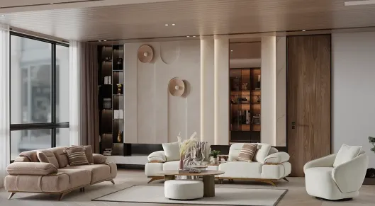 Product img 2, Safir Ahşap Ayaklı Koltuk Takımı